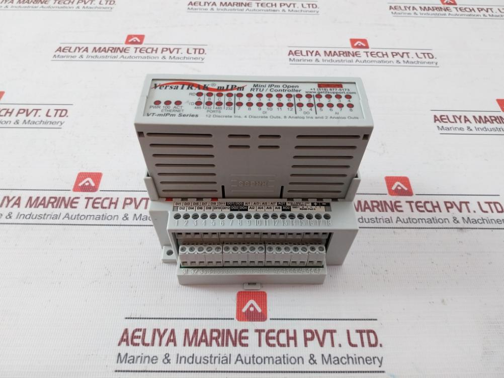 Versatrak Vt-mipm-245-d Mini Ipm Open Rtu Analog I/O Controller Module 10-30Vdc