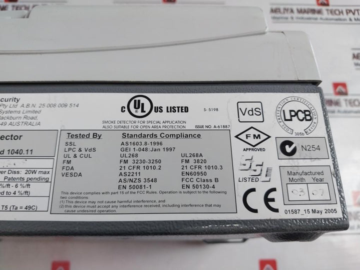 Vesda Vlp Programmer Detector 18-30Vdc