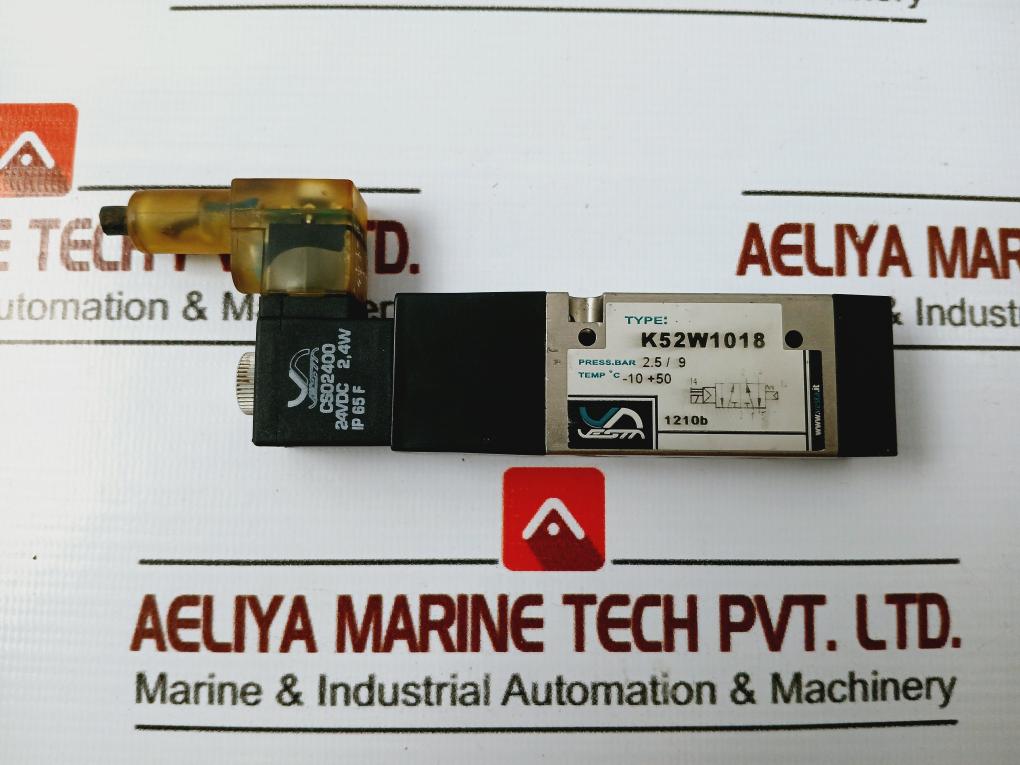 Vesta K52W1018 Solenoid Valve 2.5/9Bar 24VDC
