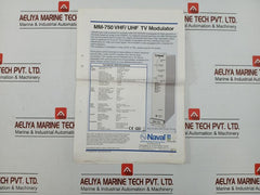 Vhf/Uhf Tv Modulator Mm-750 Naval