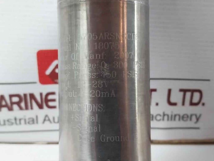 Viatran 5705Arsngcl6 Pressure Transmitter 12-28V 4-20 Ma