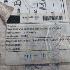 Viatran 5705Arsngnynz Pressure Transmitter 12-28Vdc 0-300 Psis -40°F To 300°F