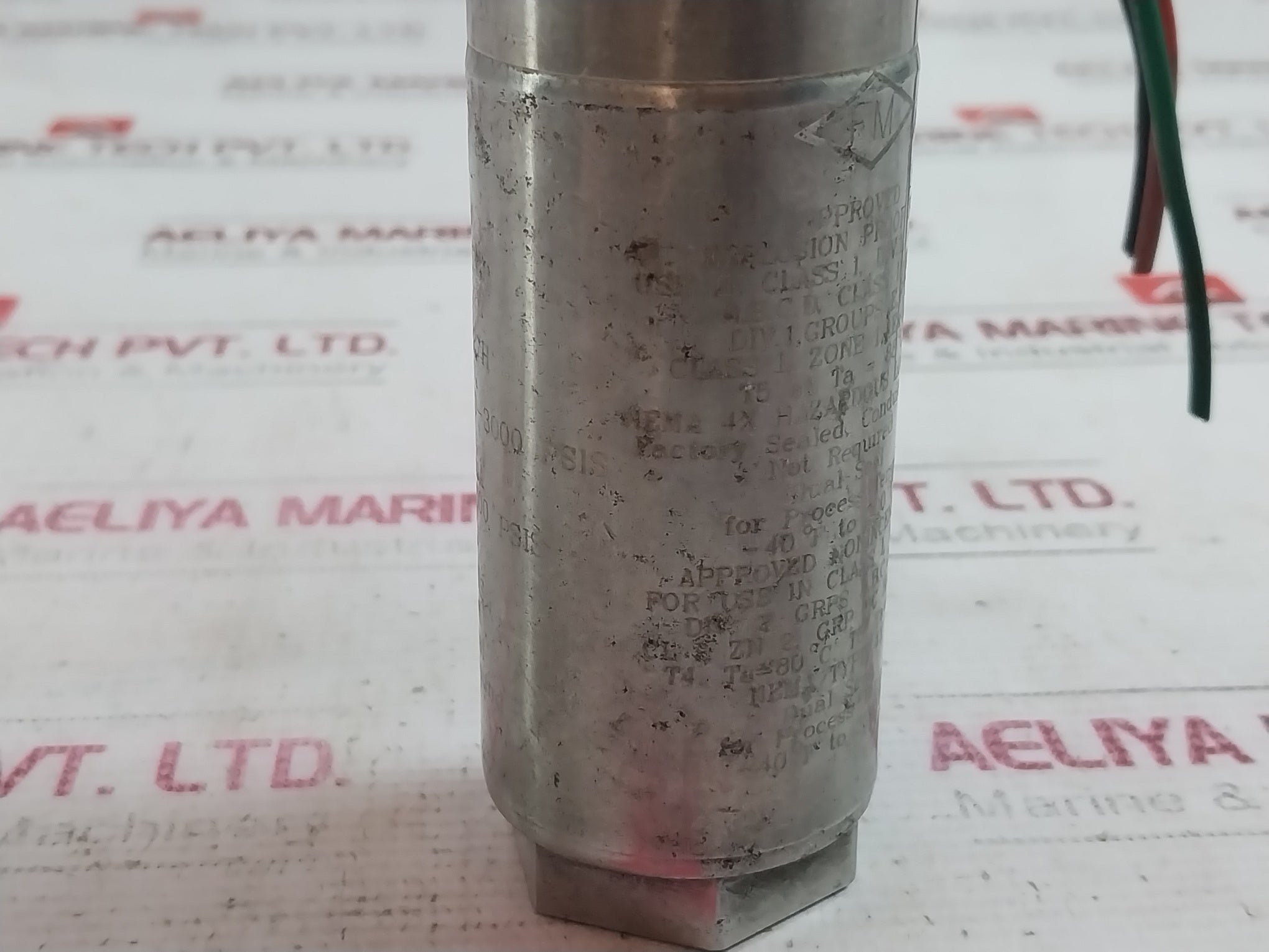 Viatran 5705Bcst27H Pressure Transmitter 0-3000 Psis 12-28V 4-20Ma