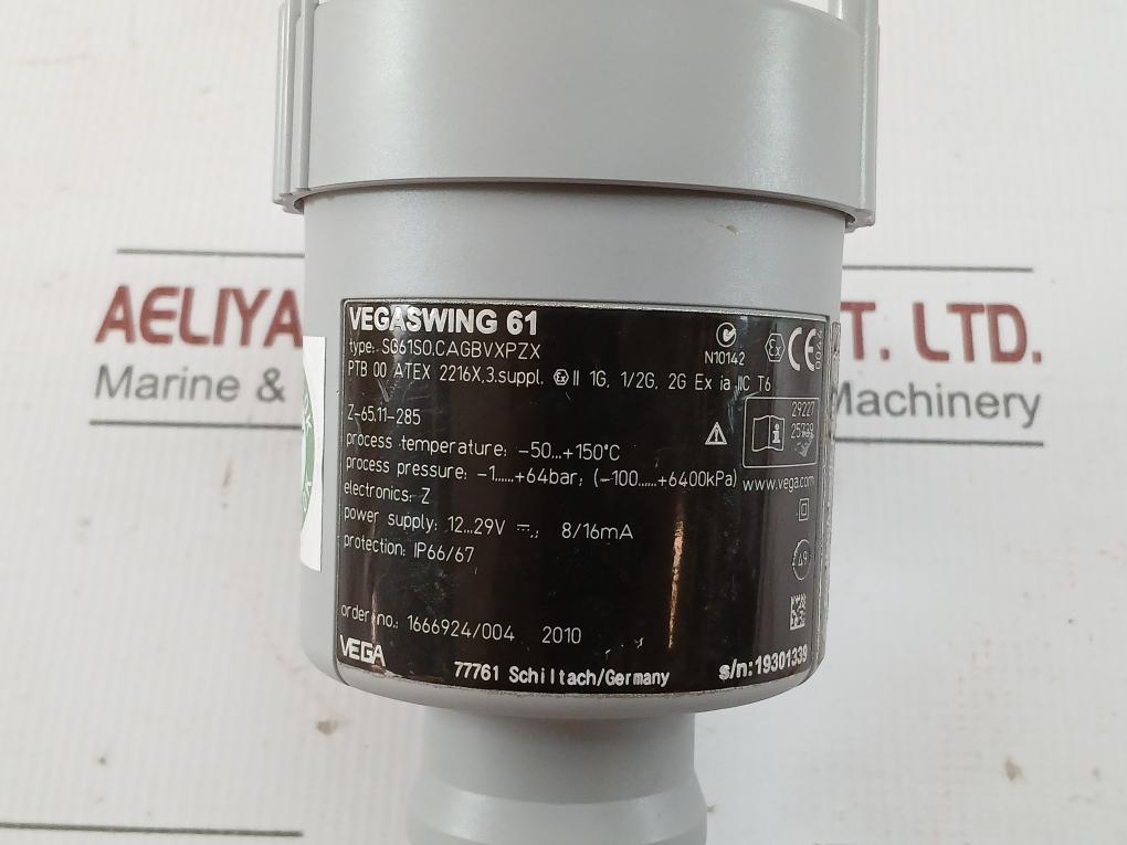 Vibrating Level Switch 12-29V Vega Sg61S0.Cagbvxpzx