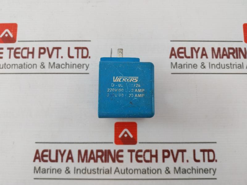 Vickers D-02 101728 Solenoid Valve Coil 220V/50Hz 0.22A 240V/60Hz 0.20A