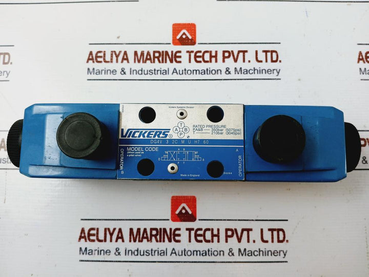 Vickers Dg4V 3 2C M U H7 60 Directional Control Valve 24Vdc