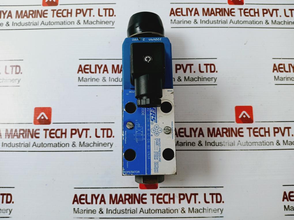 Vickers Dg4v 3 2a H M U1 D6 60 En38 Directional Control Valve 350bar 220v/240v