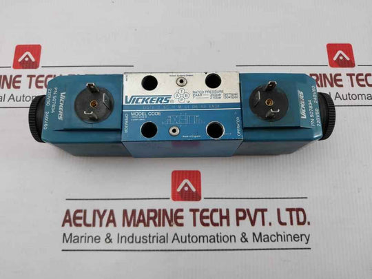 Vickers Solenoid Directional Control Valve Dg4V 3 6C H M U1 D6 60 En38