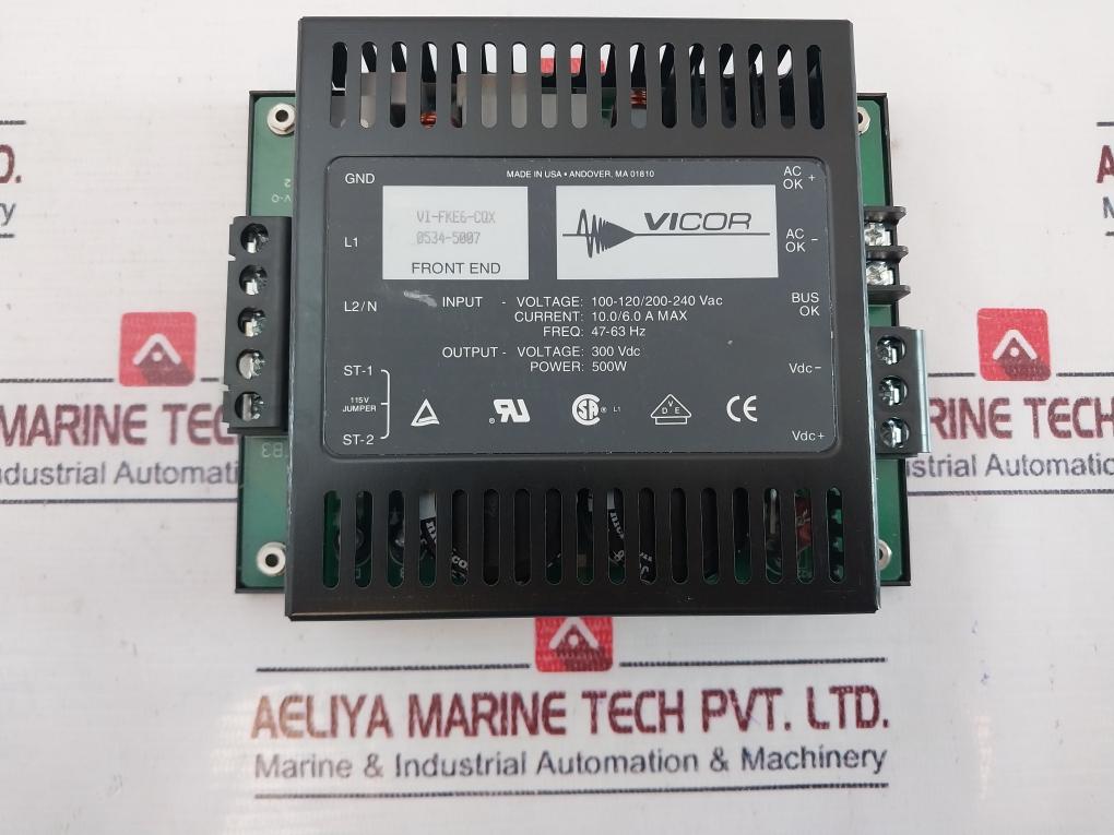 Vicor VI-FKE6-CQX Front End Power Supply 100-120/200-240VAC