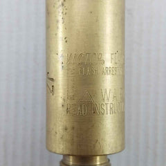 Victor Fbfr Flashback Arrestor And Check Valve Acetylene 15 Psig Max