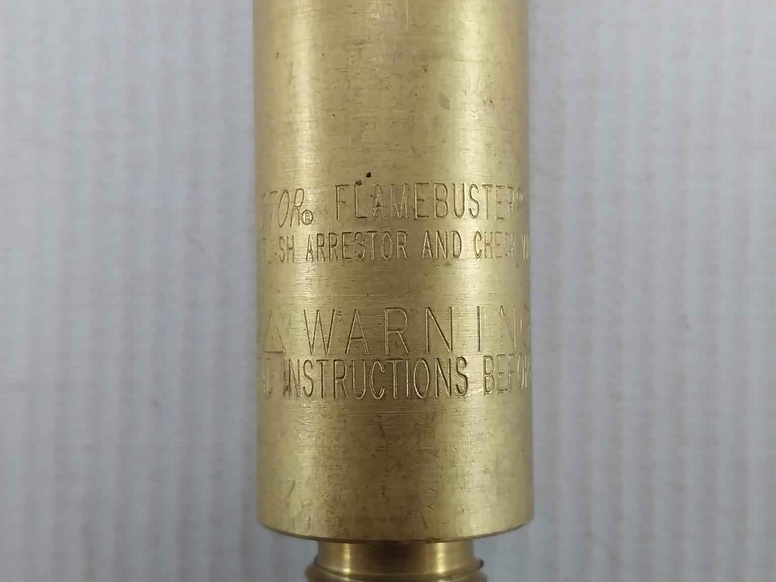 Victor Fbfr Flashback Arrestor And Check Valve Acetylene 15 Psig Max