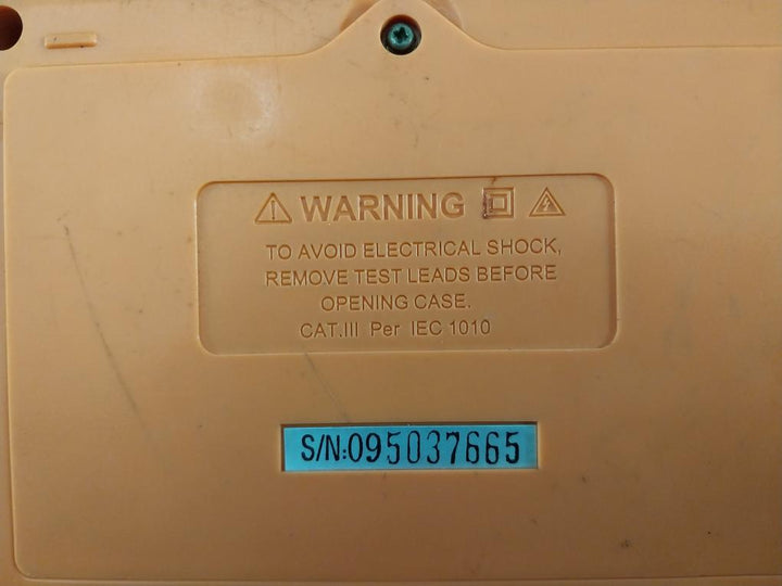 Victor Vc60B+ Digital Insulation Resistance Tester Ac750V Dc 9V 72454 36204