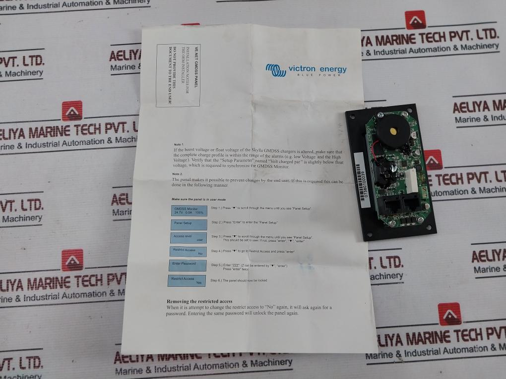 Victron Energy Gmdss D324d2-a Ve.net Gmdss Panel