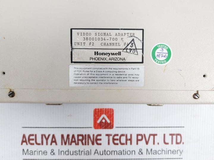 Video-Signal-Adapter-5Vdc-Honeywell-38001034-700-E-209529-3