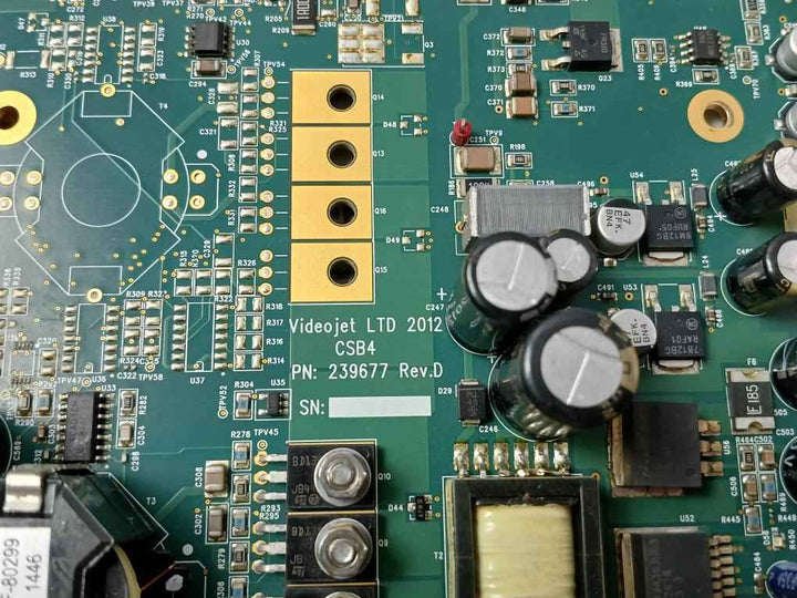 Videojet 239677 Control System Board Rev D Csb161503796, Srmb0Vtf-80299