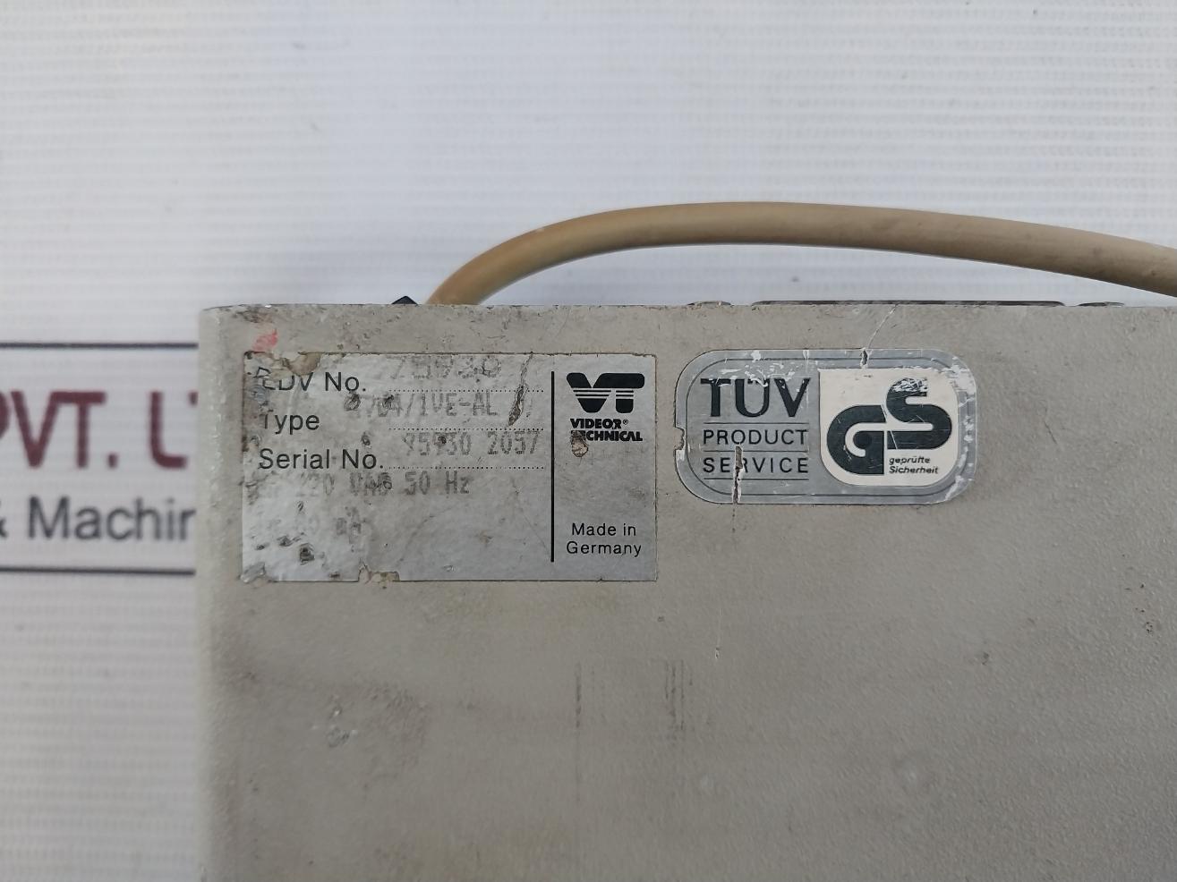 Videor Technical Signal Switcher 220Vac 50Hz W04/1Ve-al