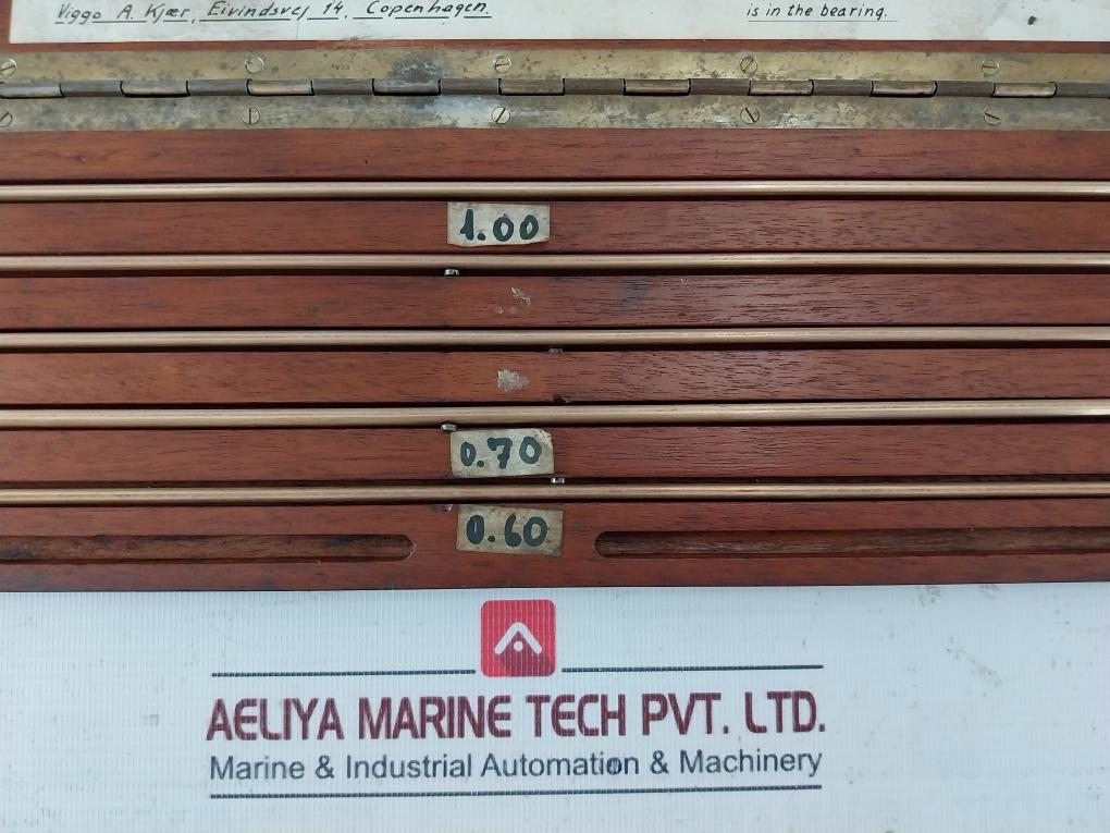 Viggo A.Kjaer 49991 Bearing Feeler Gauge Set Min 0.36 Max 0.58