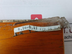 Viggo A.Kjaer 49991 Bearing Feeler Set 0.20 Mm 0.25 Mm