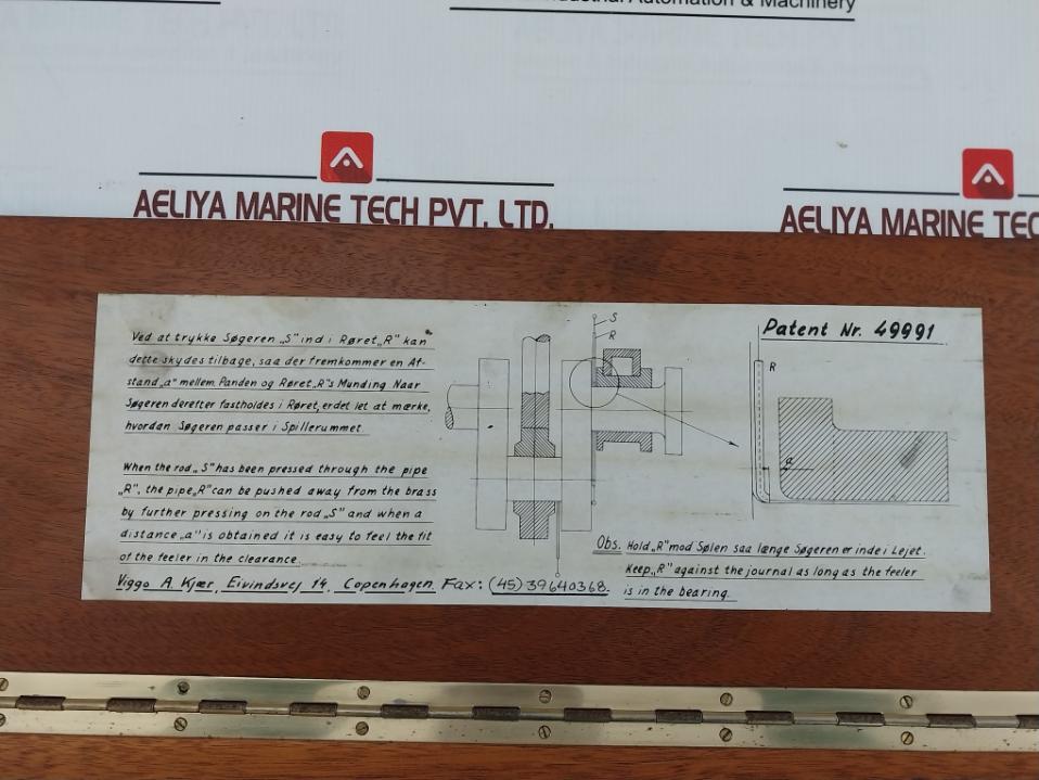 Viggo A.Kjaer 49991 Bearing Feelers Gauge Set 0 6-0 7-0 8-0 9-1 0-1 1Mm