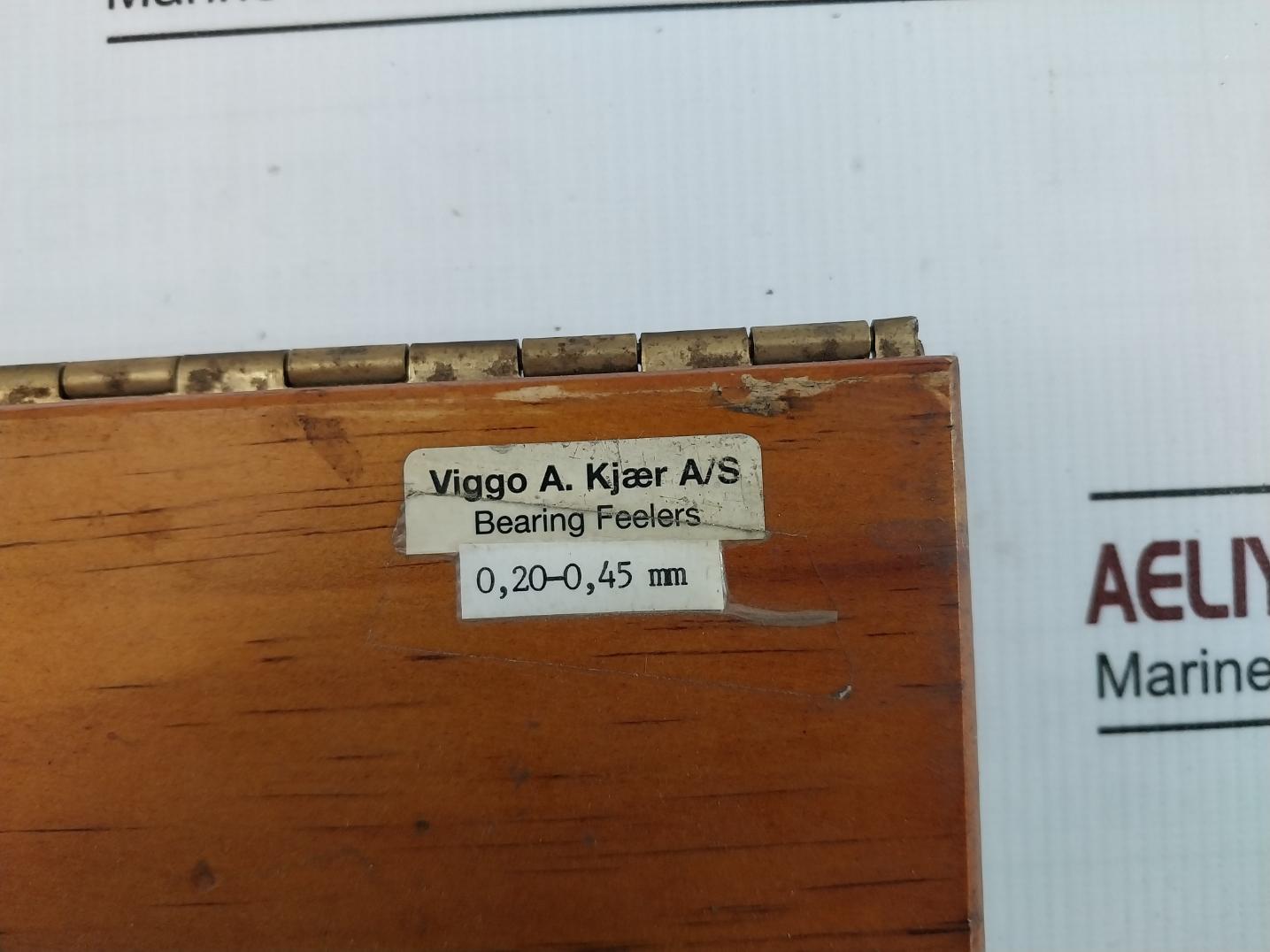 Viggo A.Kjaer 49991 Bearing Feeler Gauge Set 0 20-0 45Mm