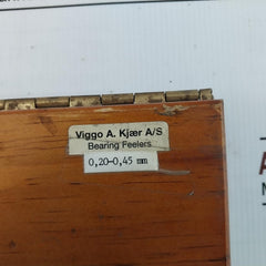 Viggo A.Kjaer 49991 Bearing Feeler Gauge Set 0 20-0 45Mm