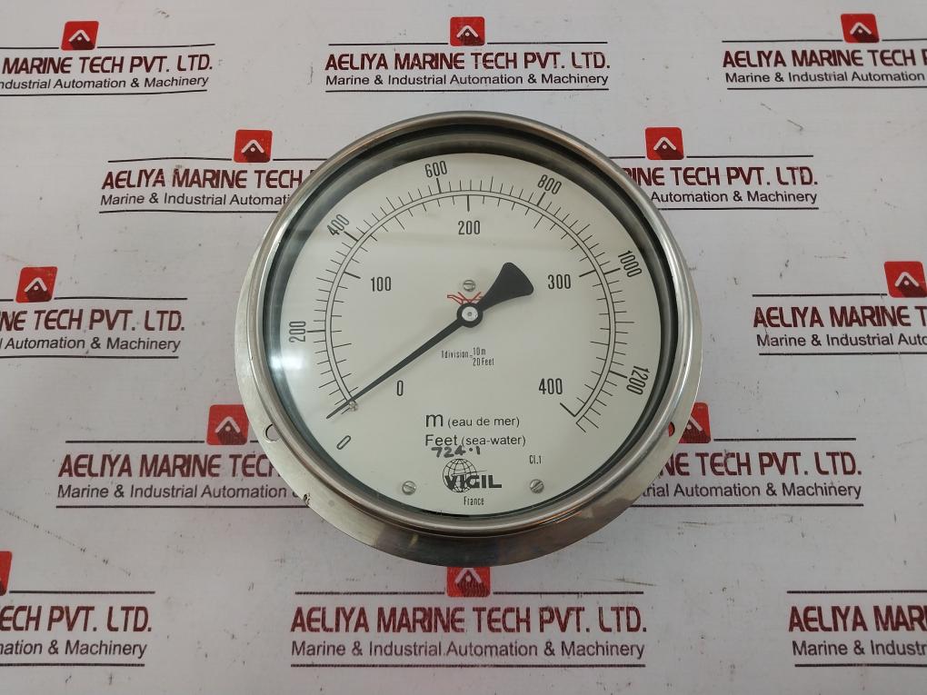 Vigil 0-1300 Feet Sea Water Level Depth Gauge 10M 20 Feet