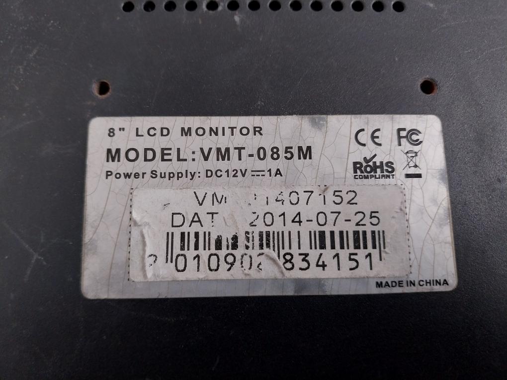 Vilux VMT-085M 8" LCD Monitor