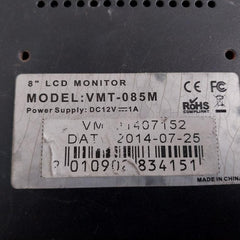 Vilux VMT-085M 8" LCD Monitor