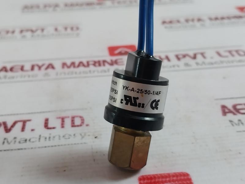 Vinayak Yk-a-25/50-1/4F Low Pressure Switch 25 Psi 50 Psi