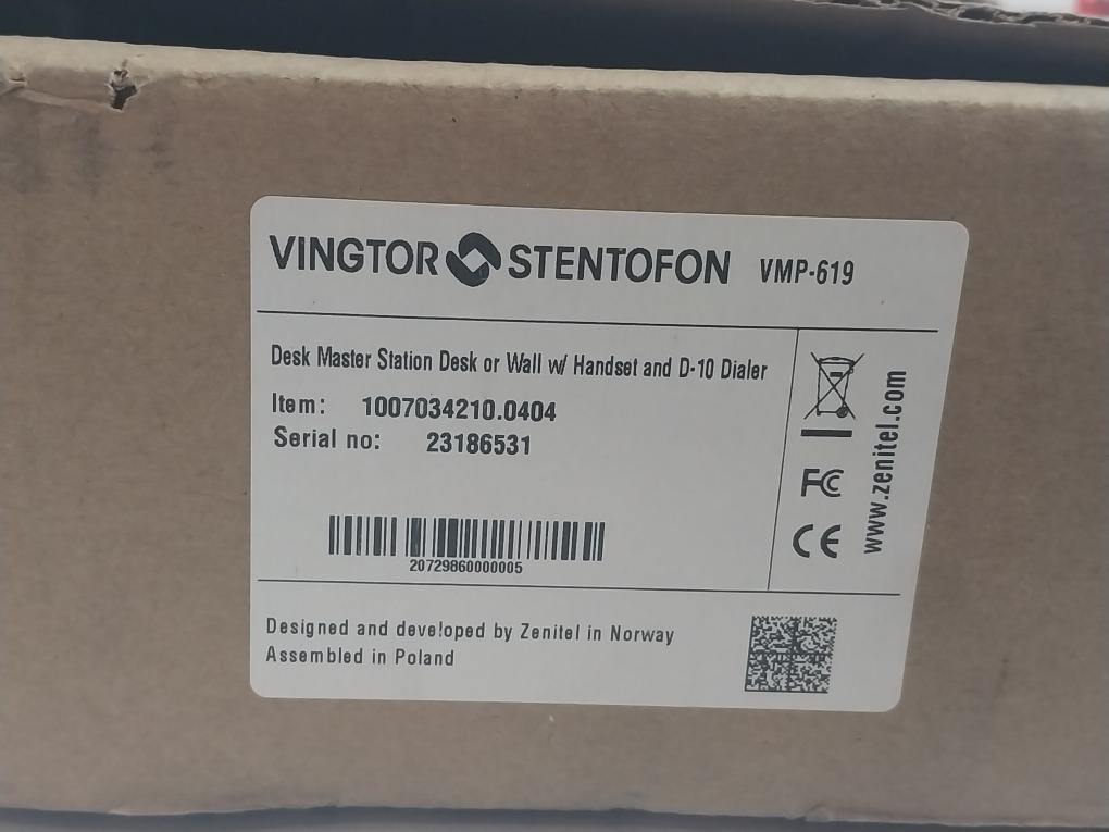 Vingtor-stentofon Vmp-619 Telephone