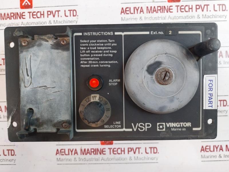 Vingtor Marine Vp-0412 Emergency Telephone Vsp 123 Flush Mount