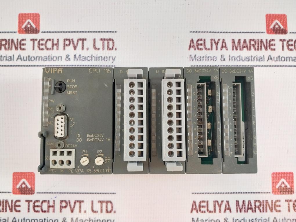 Vipa 115-6Bl01 Di 8Xdc24V Do 16Xdc24V 1A Cpu Controller