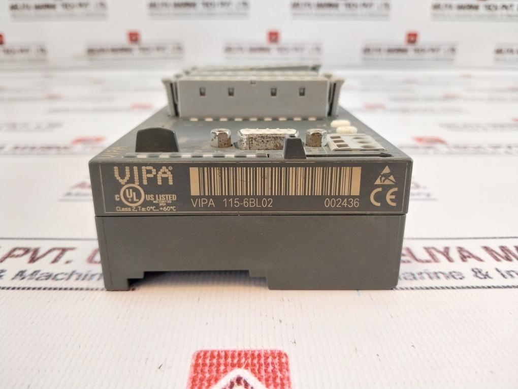 Vipa 115-6Bl02 Di 16(20) Xdc24V, Di 8Xdc24V, Dio 4/Do 4Xdc 24V Cpu Controller
