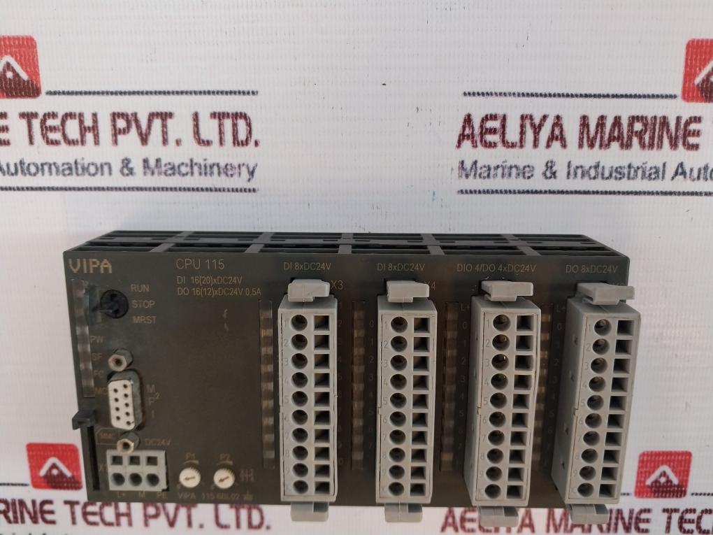 Vipa 115-6Bl02 Di 16(20) Xdc24V, Di 8Xdc24V, Dio 4/Do 4Xdc 24V Cpu Controller