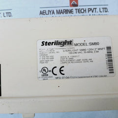 Viqua Sterilight Sm80 Ultraviolet Water Purification System 120-240Vac 50/60Hz 2