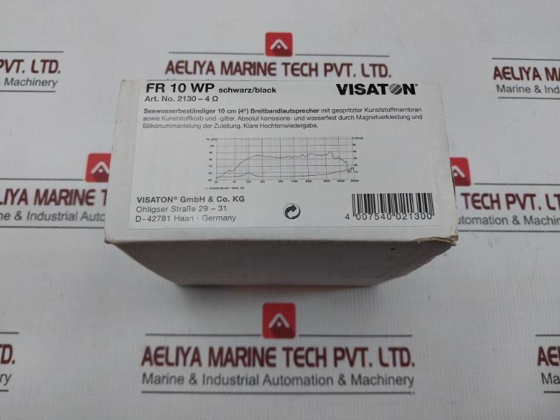 Visaton Flush Speaker For Hotphone Marine Audio System 20W Fr 10 Wp