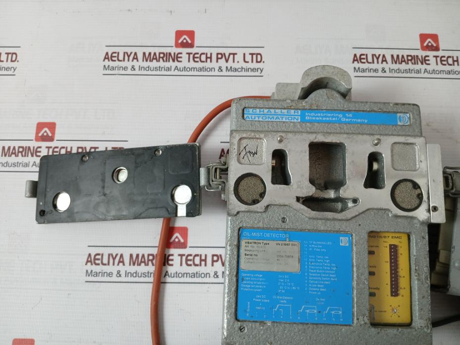 Visatron Vn 215/87 Emc Oil Mist Detector 24Vdc 2A Ip54 60,00 Mmh2O, 33K Ohm