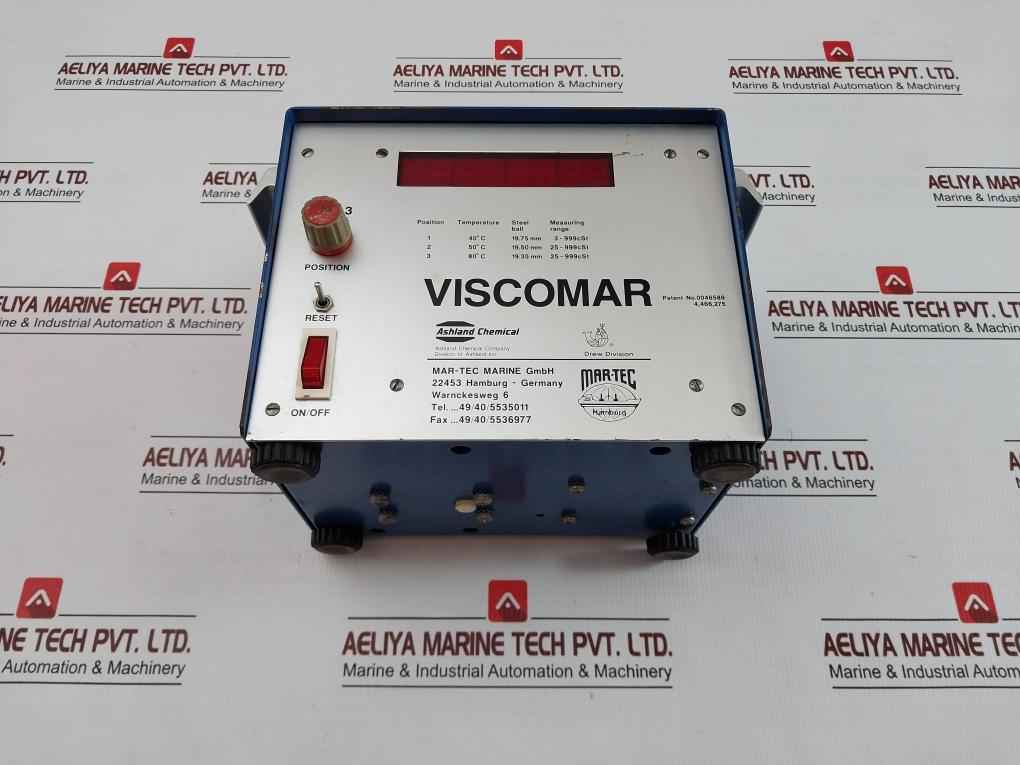 Viscosity Analyzer Viscomar Mar-tec Marine