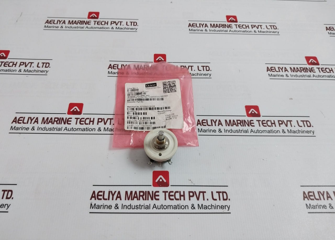Vishay Rt025As2201Kb Wirewound Rheostat / Potentiometer Rt25L 2K2 0.107A 25W