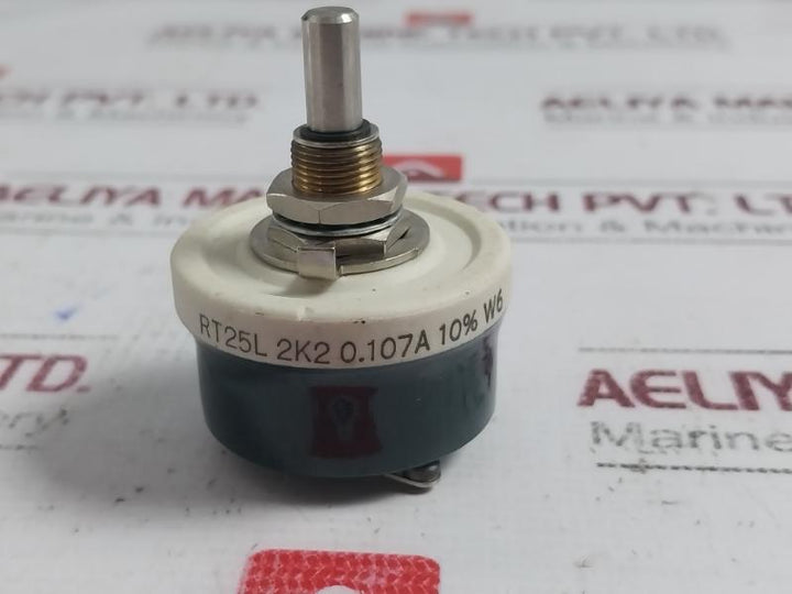 Vishay Rt25L Wire Wound Rheostat / Potentiometer 2K2 0.107A