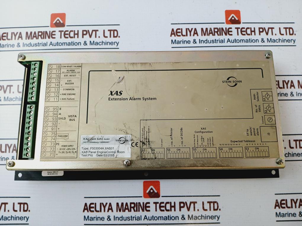 Vista Automation F503004A Xas01 Extension Alarm System Control Panel