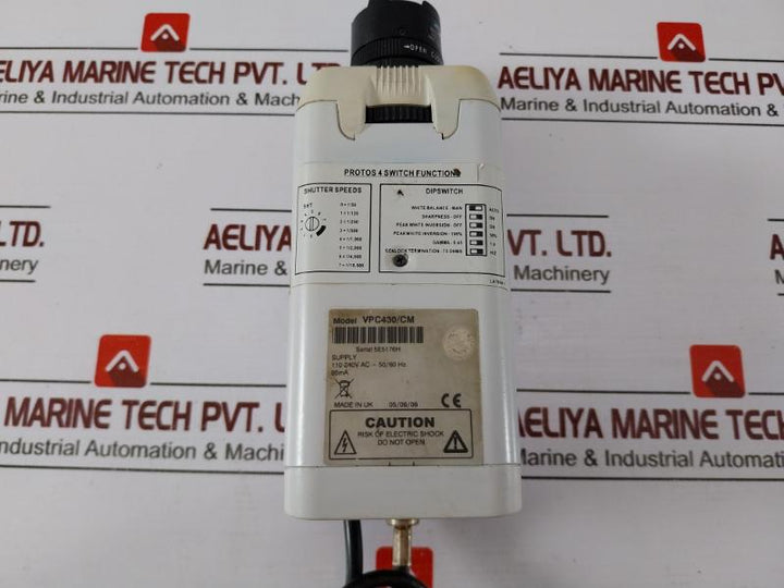 Vista Vpc430/Cm Protosiv Analogue Indoor Outdoor Ir Cctv Camera 110-240Vac 80Ma