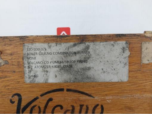 Volcano L808S Boiler Oil/Lng Combination Burner Set 7480148 (Incomplete)
