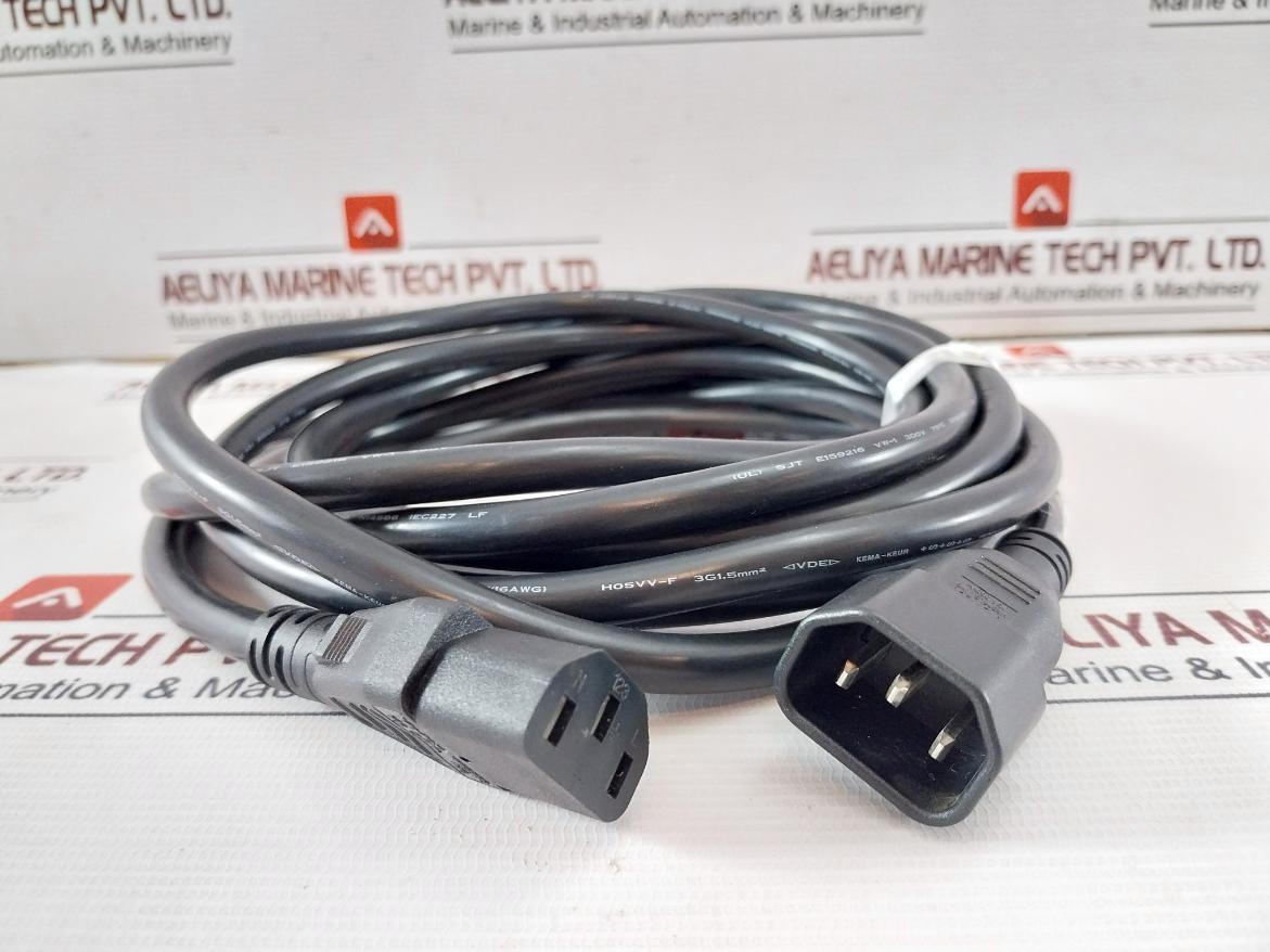 Volex V1625Bs Power Cable Cord E62405Sp 10A 250V- 3G1.5Mm2 Gtsa-3 4-mt