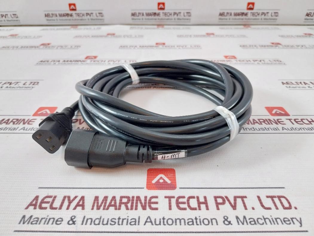 Volex V1625Bs Power Cable Cord E62405Sp 10A 250V- 3G1.5Mm2 Gtsa-3 4-mt