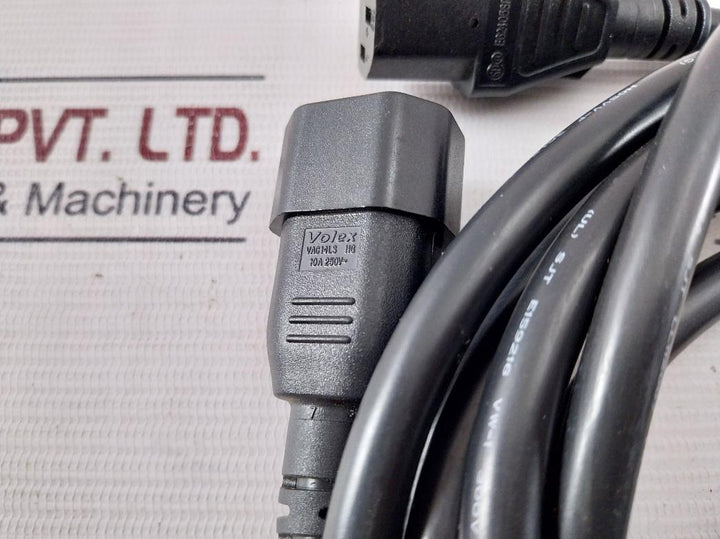 Volex V1625Bs Power Cable Cord E62405Sp 10A 250V- 3G1.5Mm2 Gtsa-3 4-mt