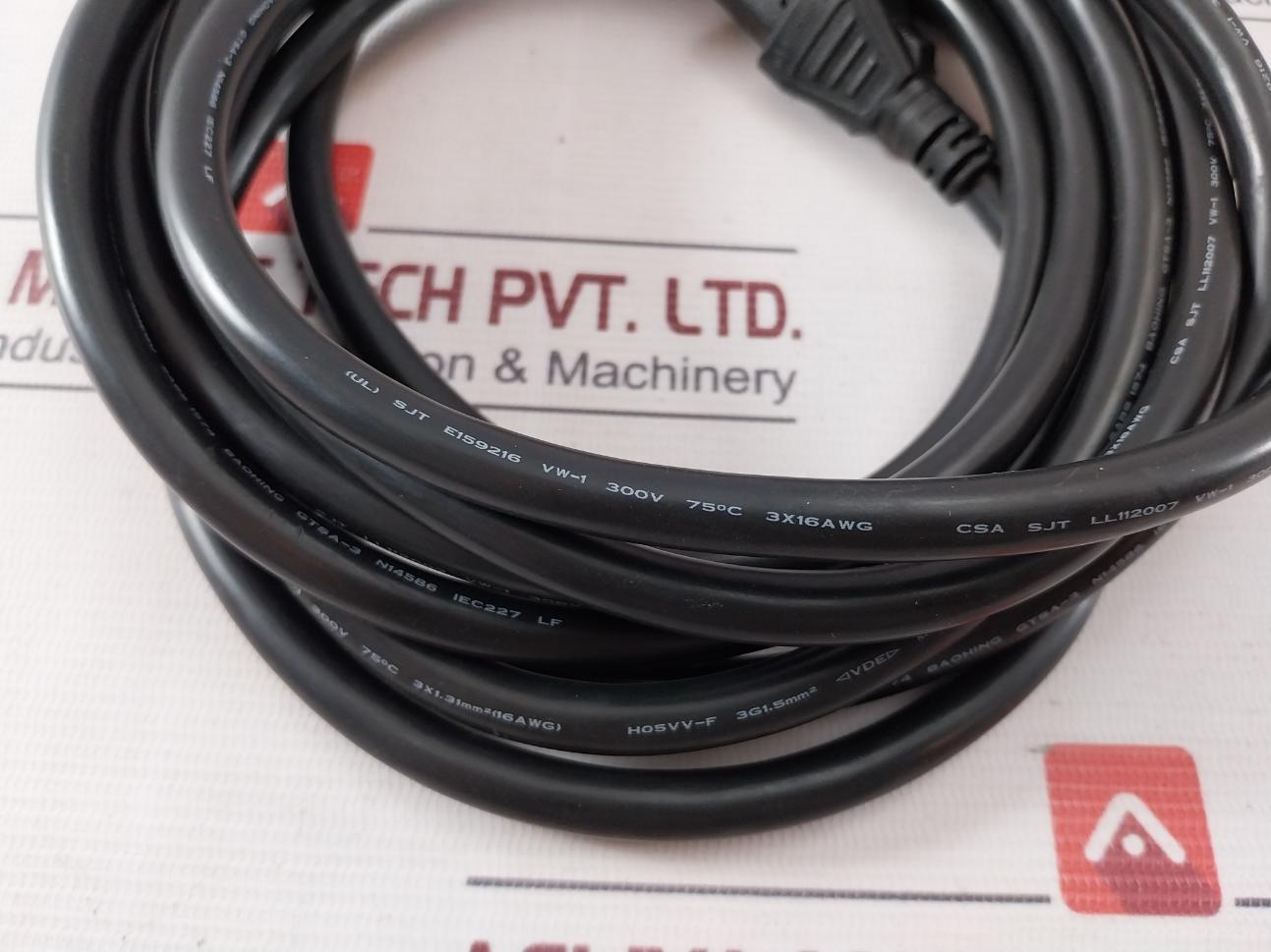 Volex V1625Bs Power Cable Cord E62405Sp 10A 250V- 3G1.5Mm2 Gtsa-3 4-mt