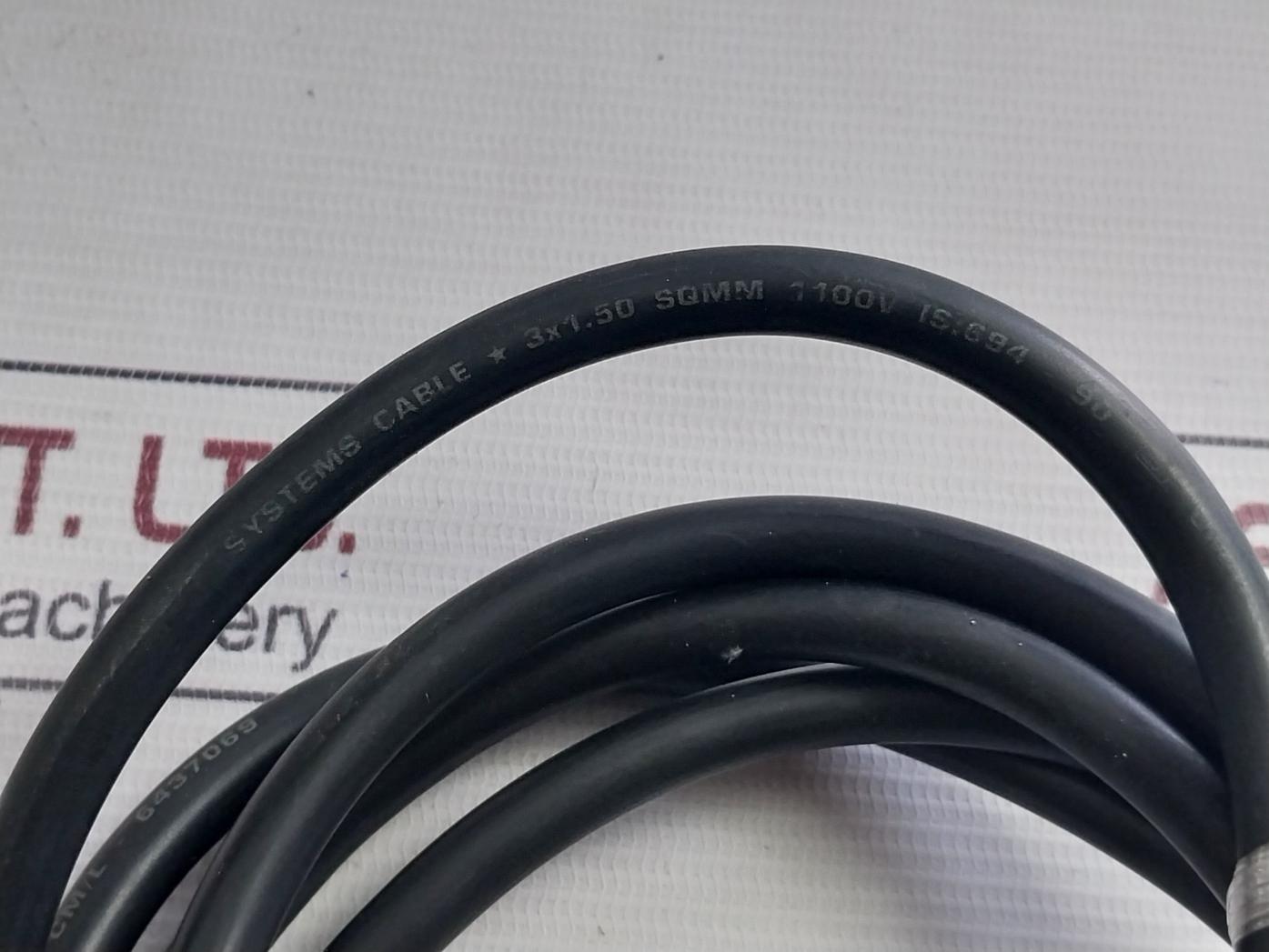 Volex V1625Bs Systems Power Cable 1100V 16A