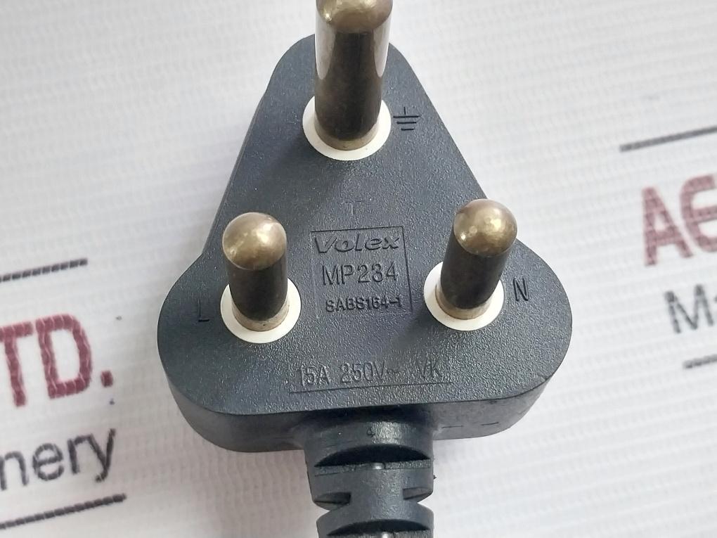 Volex V1625 Heavy Duty Power Cable Cord 3G 0.75Mm2