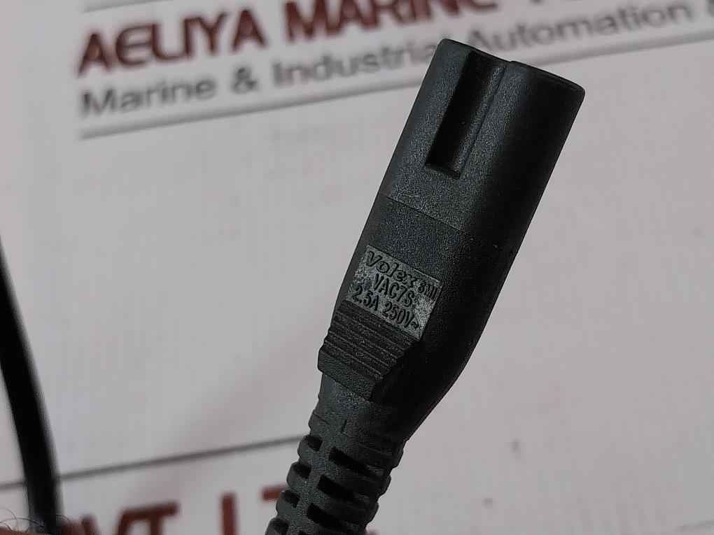 Volex Vac7s Power Cord 2.5a 250v 2x0.75mm2 H03vvh2-f